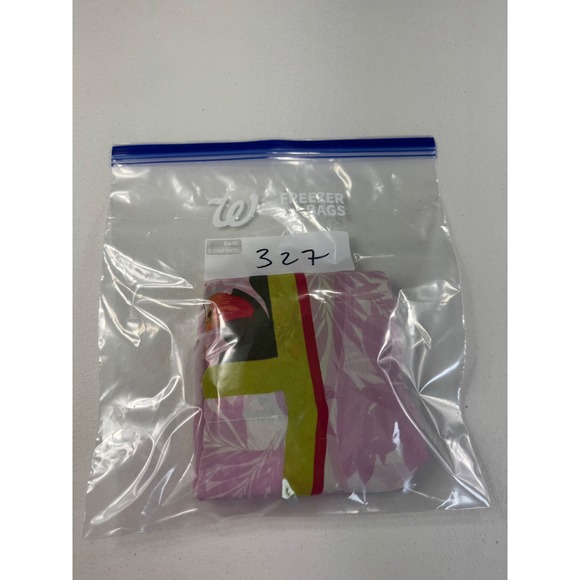 Susan Graver Floral Print V Neck Caftan Top 2X 3XL Pink Orange Green - Picture 13 of 13